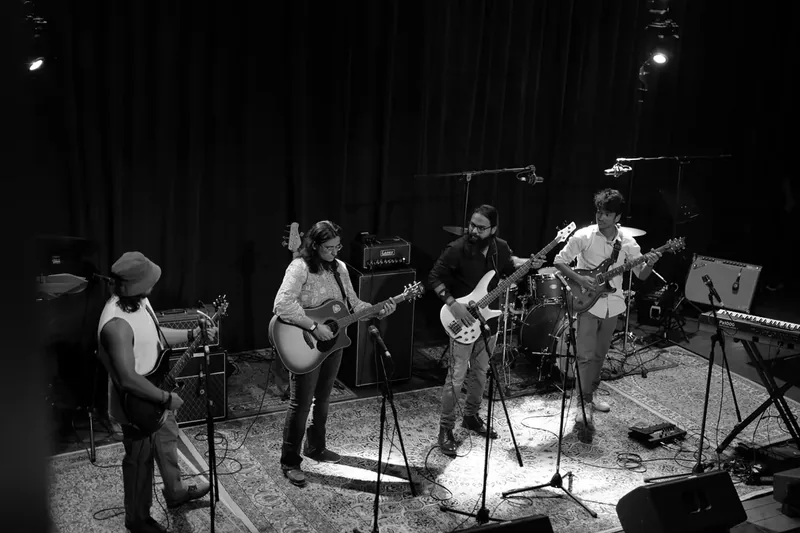 A student band in rehearsal, Prism South Delhi