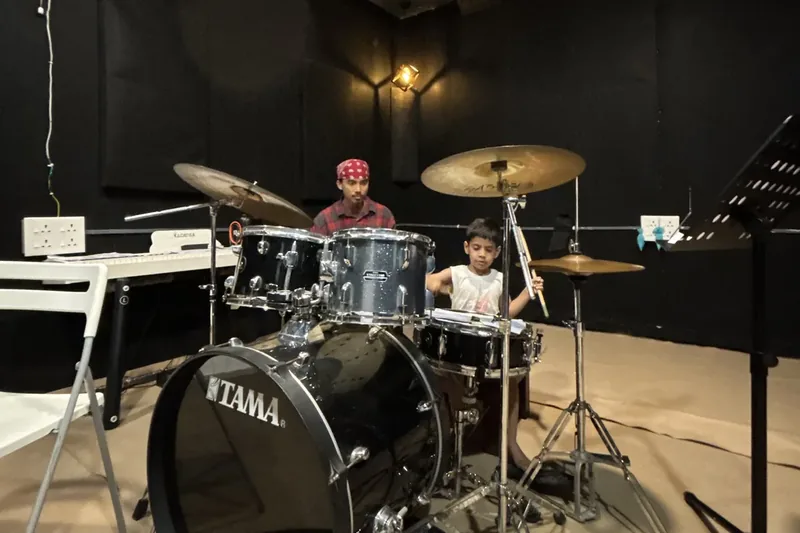 Drum lesson, Prism Faridabad
