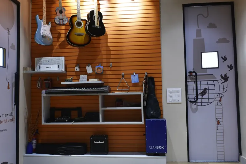 The guitar wall, Origin Story, Sushant Lok